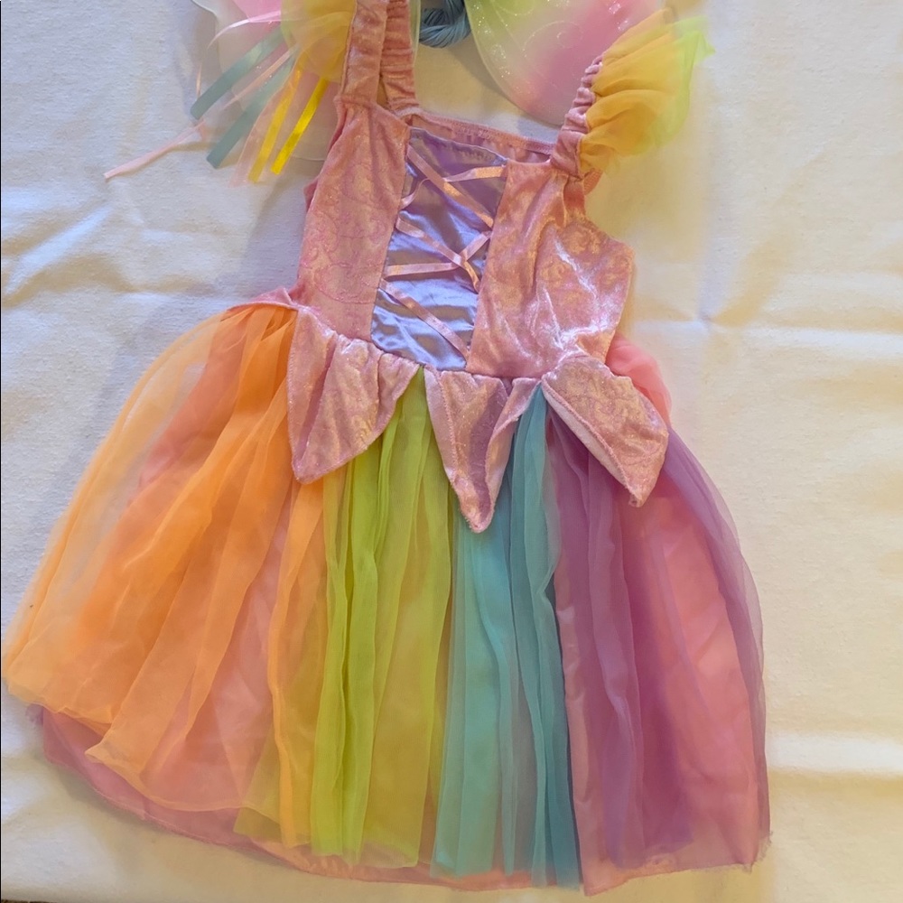 Girls Fantasy Butterfly Costume Fits Girls S (5/6)